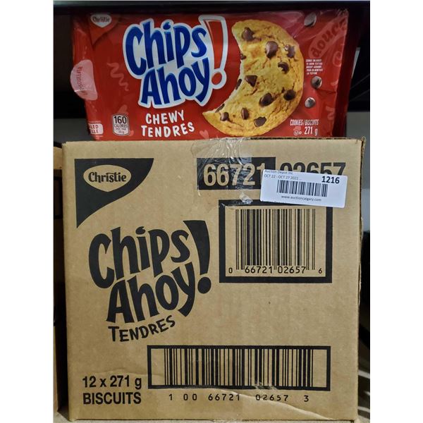 Chips Ahoy Chewy Tenders Case lot of 12 x 271g