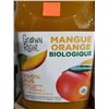 Image 2 : Grown Right Orange Mango Organic Juice lot of 4 x 1.89L