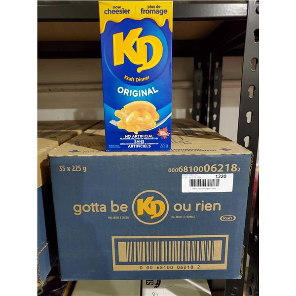Kraft Dinner original Case lot of 35 x 225g