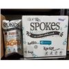 Image 1 : Spokes air puffed potaoe snacks BBQ case lot of 12 x 80g