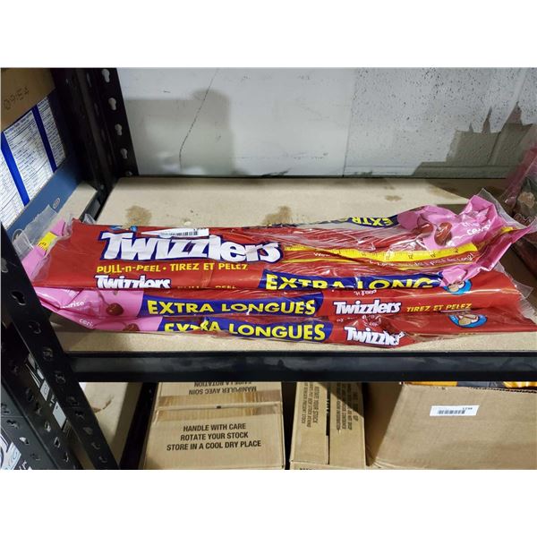 Twizzlers pull n peel cherry lot of 3 x 652g