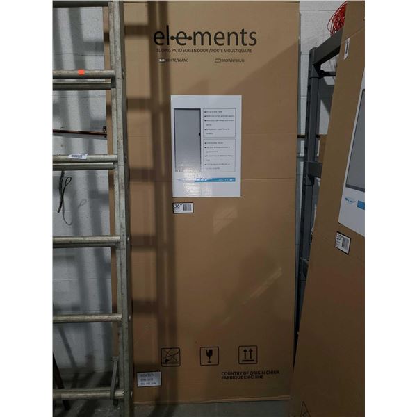 Elements Replacement Patio Screen door on rollers 77-80 inch size