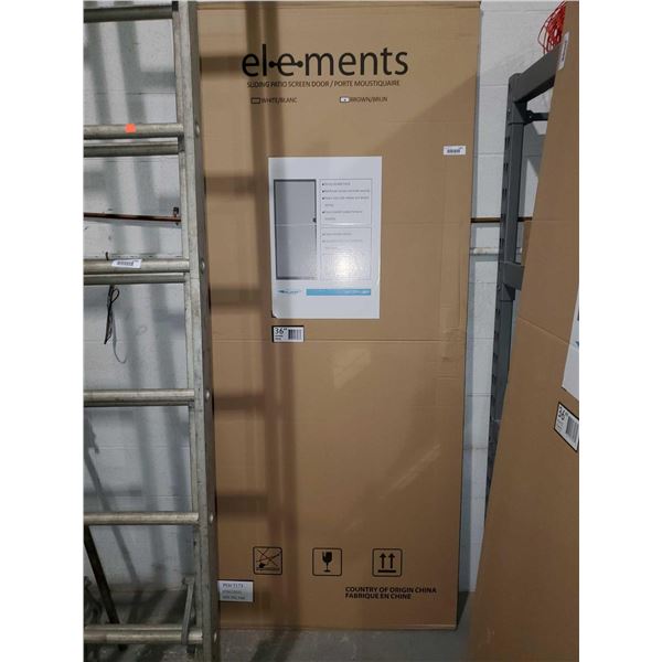 Elements Replacement Patio Screen door on rollers 77-80 inch size