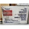 Image 1 : Sysco Napkin Bands case lot of 2000 hunter green
