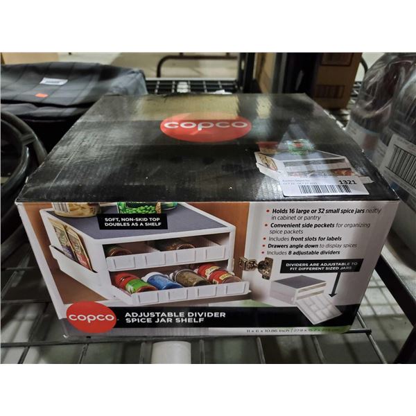 Copco Adjustable Spice Jsr Shelf Unit NEW