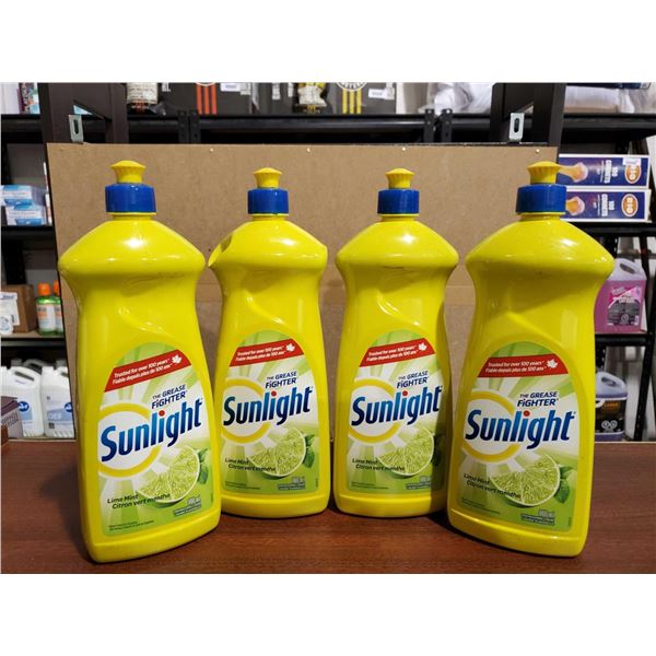 Sunlight Dish detergent lot of 4 x 800ml