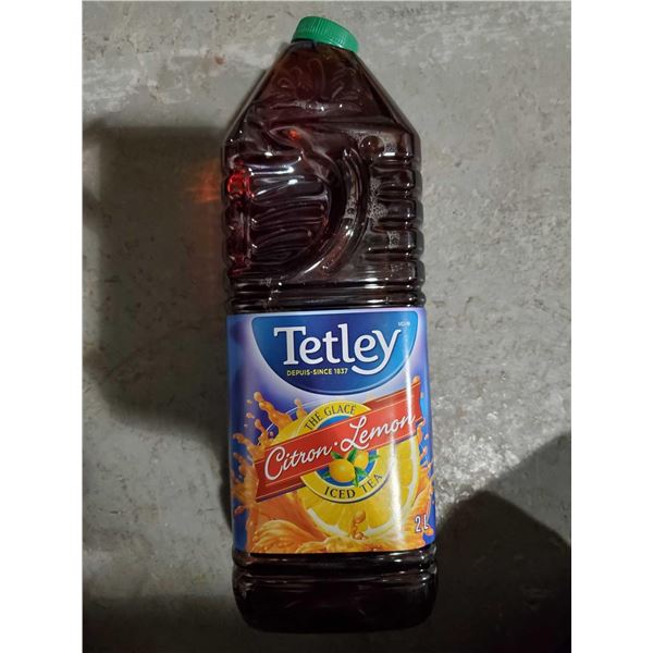 Tetley Lemon Iced Tea Case lot of 6 x 2L