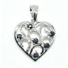 Image 1 : SILVER BLUE SAPPHIRE(0.95CT) PENDANT