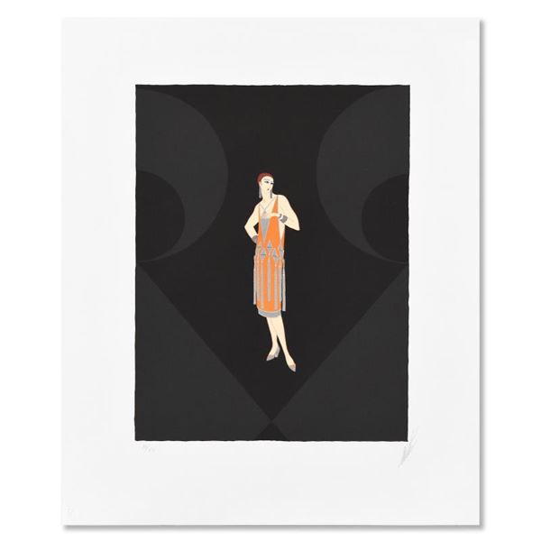 Erte (1892-1990) "Manhattan Marry I" Limited Edition Serigraph On Paper