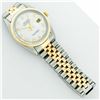 Image 7 : Rolex Men's Two Tone Mother Of Pearl Datejust Oyster Perpetual Wristwatch