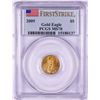 Image 1 : 2009 $5 American Gold Eagle Coin PCGS MS70 First Strike