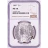 Image 1 : 1882 $1 Morgan Silver Dollar Coin NGC MS63