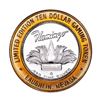 Image 2 : .999 Silver Flamingo Laughlin, NV $10 Casino Limited Edition Gaming Token