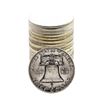 Image 2 : Roll of (20) Brilliant Uncirculated 1963-D Franklin Half Dollar Coins