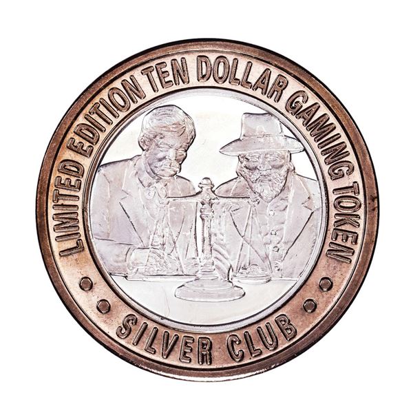 .999 Silver Silver Club Casino Sparks, NV $10 Limited Edition Casino Gaming Token