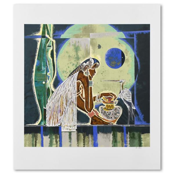 Lu Hong "Muse" Limited Edition Serigraph On Paper