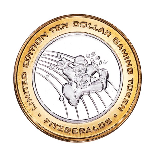 .999 Silver Fitzgerald's Casino & Hotel Reno, NV $10 Limited Edition Gaming Token