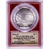 Image 2 : 2020-P $1 Basketball HOF Silver Dollar Coin PCGS PR70DCAM Bill Walton Signature FDOI