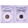 Image 1 : Lot of 1956 & 1960 Proof Roosevelt Dime Coins PCGS PR67/PR68
