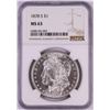 Image 1 : 1878-S $1 Morgan Silver Dollar Coin NGC MS63