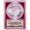 Image 2 : 2020-P $1 Basketball HOF Silver Dollar Coin PCGS PR70DCAM Bill Walton Signature FDOI
