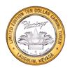 Image 1 : .999 Silver Flamingo Laughlin, NV $10 Casino Limited Edition Gaming Token