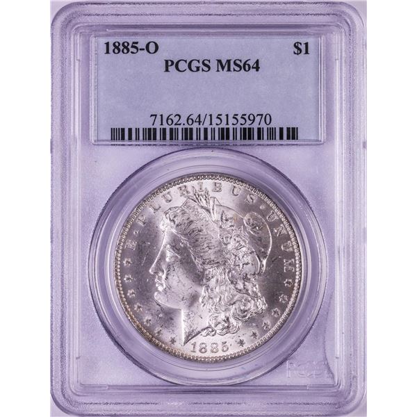 1885-O $1 Morgan Silver Dollar Coin PCGS MS64