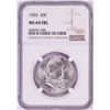 Image 1 : 1955 Franklin Half Dollar Coin NGC MS64FBL