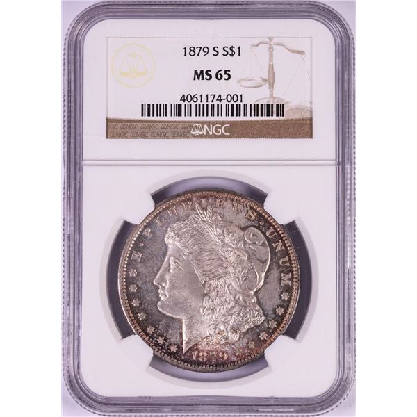 1879-S $1 Morgan Silver Dollar Coin NGC MS65