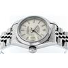 Image 9 : Rolex Ladies Stainless Steel Silver Index Datejust Wristwatch