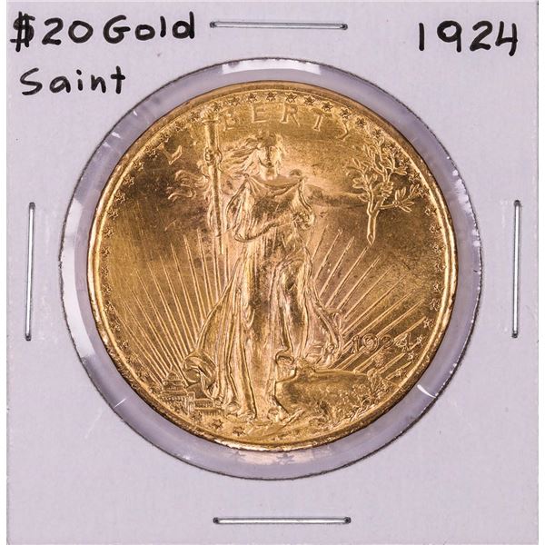 1924 $20 St Gaudens Double Eagle Gold Coin