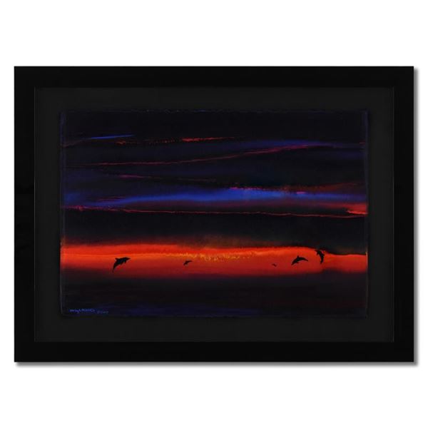 Wyland Original "Warm Sea 10" Original Watercolor On Paper