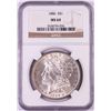 Image 1 : 1886 $1 Morgan Silver Dollar Coin NGC MS64 Nice Toning