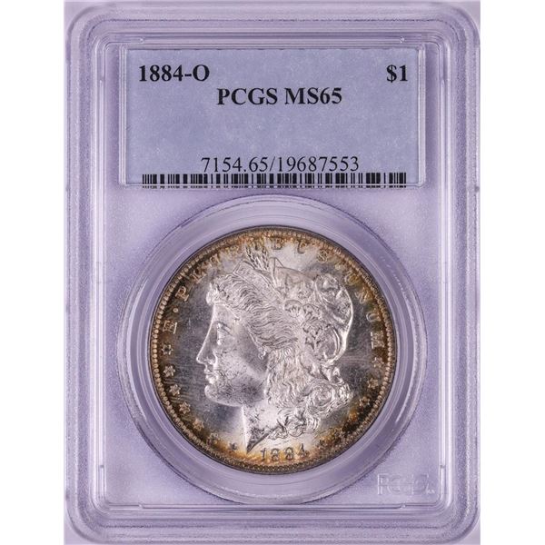 1884-O $1 Morgan Silver Dollar Coin PCGS MS65