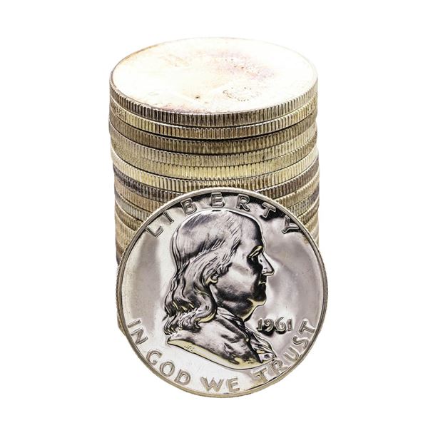 Roll of (20) Proof 1960-1963 Franklin Half Dollar Coins
