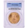 Image 1 : 1925 $20 St. Gaudens Double Eagle Gold Coin PCGS MS64
