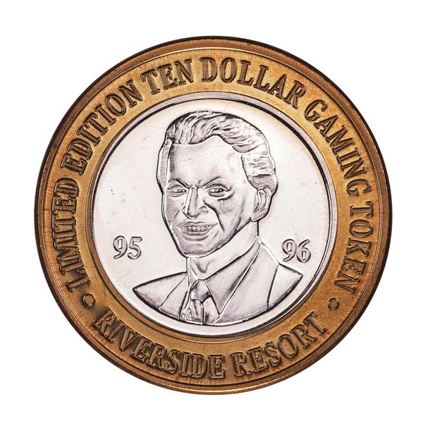 .999 Fine Silver Riverside Casino Laughlin, NV $10 Limited Edition Gaming Token