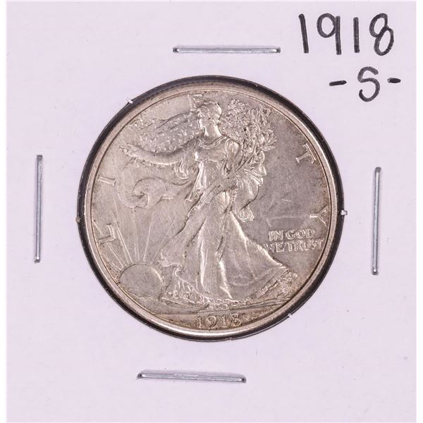 1918-S Walking Liberty Half Dollar Coin