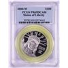 Image 1 : 2000-W $100 Proof Platinum American Liberty Coin PCGS PR69DCAM