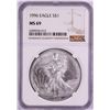 Image 1 : 1996 $1 American Silver Eagle Coin NGC MS69