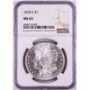 Image 1 : 1878-S $1 Morgan Silver Dollar Coin NGC MS63