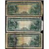 Image 2 : Lot of (3) 1914 $5 Federal Reserve Bank Notes