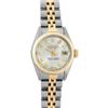 Image 2 : Rolex Ladies Two Tone Silver Diamond Datejust Wristwatch