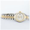 Image 4 : Rolex Ladies Two Tone Silver Diamond Datejust Wristwatch