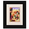 Image 1 : Moshe Leider Framed Original Mixed Media Watercolor Painting