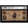 Image 1 : 1858 $50 Bank of the Commonwealth Richmond, VA Obsolete Note PMG Choice Fine 15