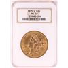 Image 1 : 1875-S $20 Liberty Head Double Eagle Gold Coin NGC MS60