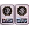 Image 2 : Lot of (2) 2014Mo Mexico 100 Pesos Bi-Metal Silver Coins NGC PL69