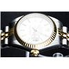 Image 3 : Rolex Ladies Two Tone White Index Datejust Wristwatch