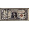 Image 1 : Short Snorter 1935A $1 Hawaii WWII Emergency Issue Silver Certificate Note